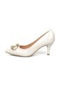 Tacon Stiletto Medio Marfil Dorado Vizzano de Vizzano