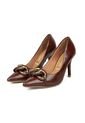 Tacon Stiletto Alto Rojo-Carmin Dorado Vizzano de Vizzano