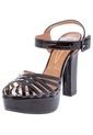 Sandalia Tacón Negra Vizzano de Vizzano