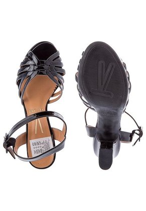 Sandalia Tacón Negra Vizzano