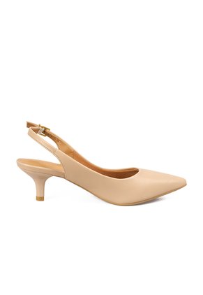 Tacón Medio Beige Vizzano