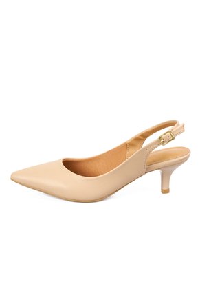 Tacón Medio Beige Vizzano