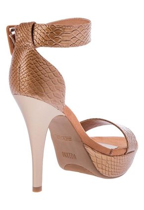 Sandalia Tacón Camel Vizzano