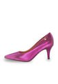 Tacón Medio Fucsia Metalizado de Vizzano