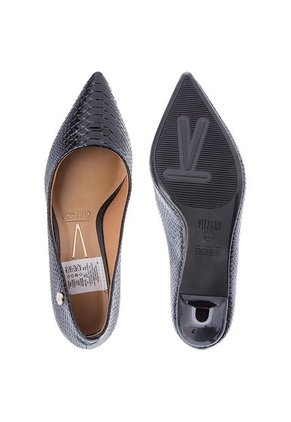 Tacón Medio Negro Vizzano