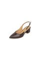 Tacon Medio Cuadrado Slingback Cacao Vizzano de Vizzano