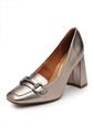 Tacón Alto Plateado Oscuro Vizzano de Vizzano