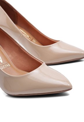Tacón Alto Nude-Dorado Vizzano