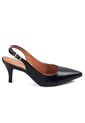 Tacon Medio Negro Slingback Vizzano de Vizzano