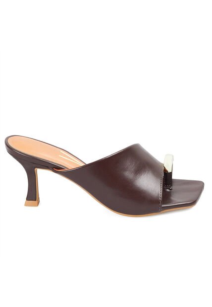 Sandalia Tacon Medio Café-Cacao Vizzano