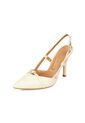 Tacon Alto Crema Slingback Vizzano de Vizzano