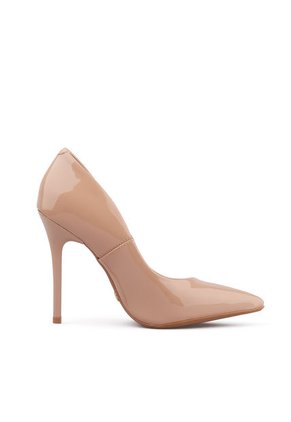 Stiletto Alto Beige- Verniz Vizzano
