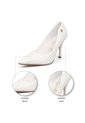 Stiletto Blanco Tacón Alto Con Grabado Floral Acabado Mate Vizzano de Vizzano