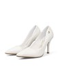 Stiletto Blanco Tacón Alto Con Grabado Floral Acabado Mate Vizzano de Vizzano