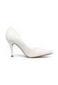 Stiletto Blanco Tacón Alto Con Grabado Floral Acabado Mate Vizzano de Vizzano