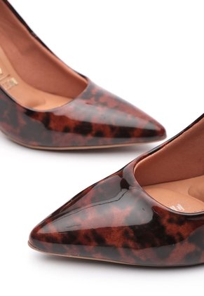 Tacón Stiletto Alto Multi Negro Vizzano