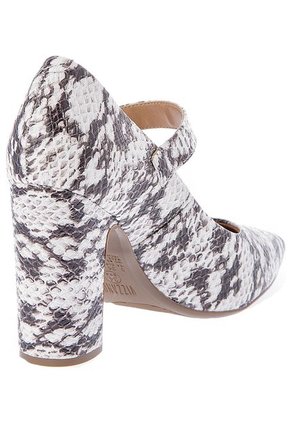 Tacón Alto Blanco-Café Vizzano