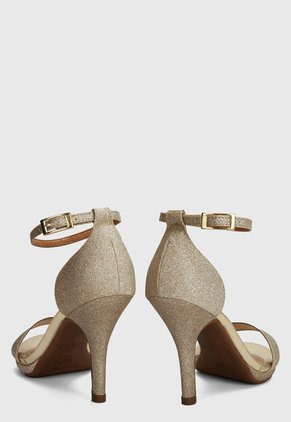 Sandalia Tacón Dorado Vizzano