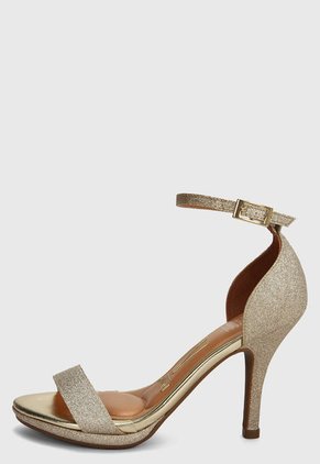Sandalia Tacón Dorado Vizzano