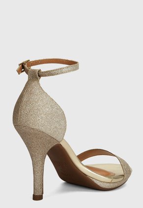 Sandalia Tacón Dorado Vizzano