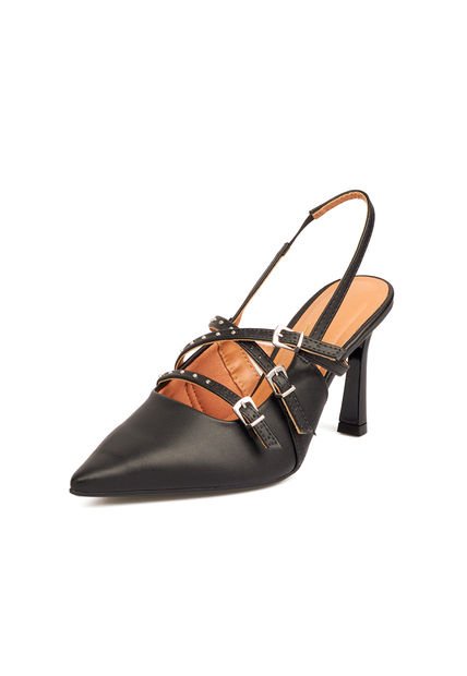 TACON ALTO PELICA NEGRO DORADO VIZZANO