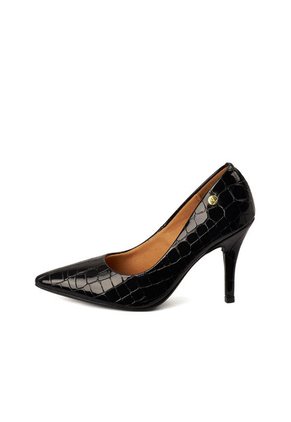 STILETTO VERNIZ CROCO NEGRO VIZZANO