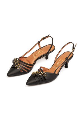 TACON BAJO NEGRO DORADO VIZZANO