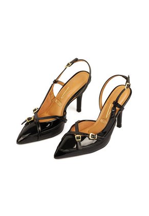 TACON ALTO VERNIZ NEGRO DORADO VIZZANO