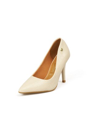 STILETTO VERNIZ CROCO MARFIL VIZZANO