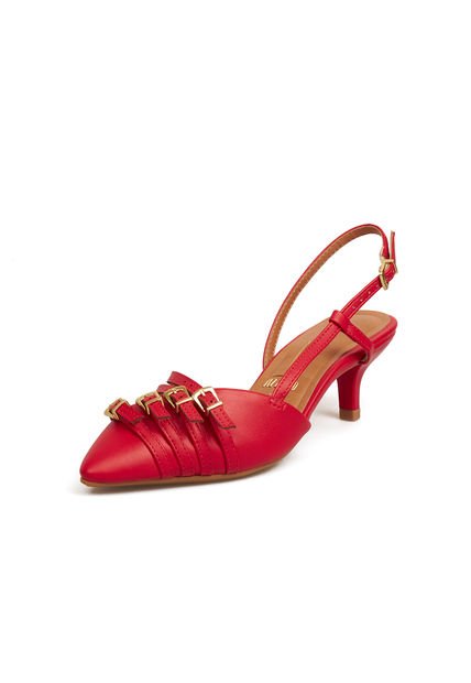 TACON BAJO ROJO DORADO  VIZZANO