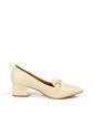 TACON BAJO CALF MARFIL DORADO VIZZANO de Vizzano