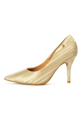 Stiletto Alto Metalizado Dorado Boreal Vizzano