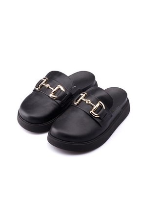 Clog Negro Dorado Vizzano