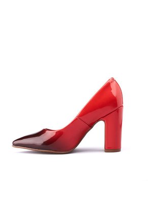 Tacón Alto Difuminado Rojo Vizzano