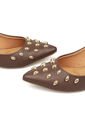 Tacon Bajo Cuadrado Slingback Canela-Café Vizzano de Vizzano
