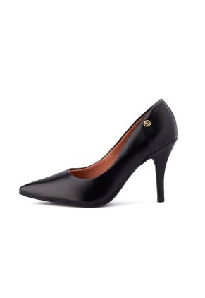 Tacón Stiletto Negro Napa Vizzano