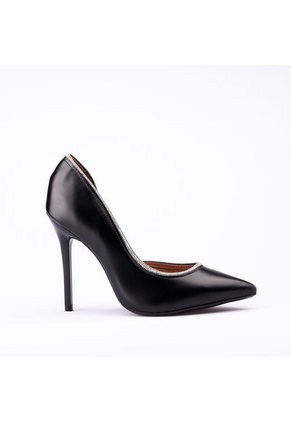 Stiletto Alto Negro Plata Vizzano