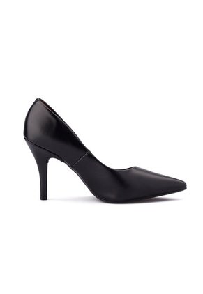 Tacón Stiletto Negro Napa Vizzano