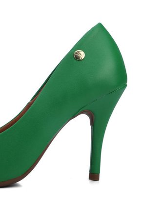 Tacón Alto Verde-Dorado Vizzano