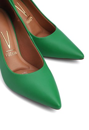 Tacón Alto Verde-Dorado Vizzano