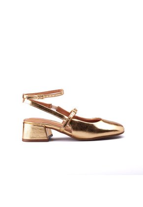 Tacón Bajo Dorado Vizzano