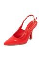 Tacon Alto Rojo-Rubi Slingback Heel Vizzano de Vizzano