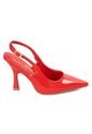 Tacon Alto Rojo-Rubi Slingback Heel Vizzano de Vizzano