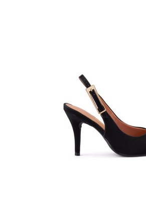 Tacón Alto Glossy Negro Vizzano