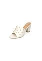 Sandalia Tacon Medio Marfil Vizzano de Vizzano