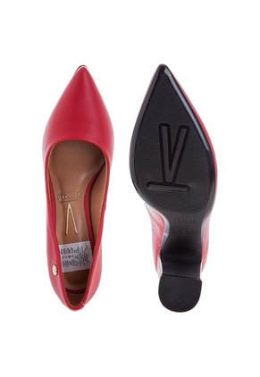 Tacón Medio Rojo Vizzano