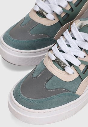 Tenis Verde-Rosa-Blanco Vizzano