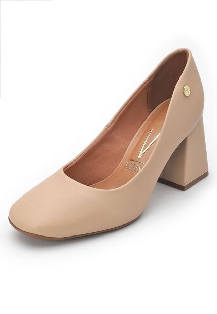Tacón Medio Beige Vizzano