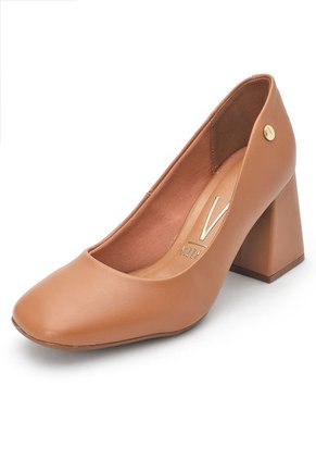 Tacón Medio Café Vizzano