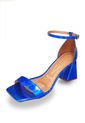 Sandalia Tacon Medio Metalizado Azul Vizzano de Vizzano